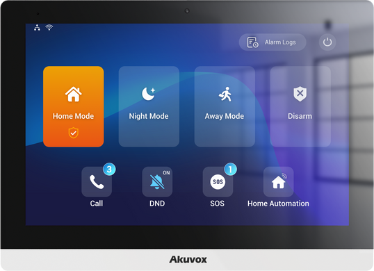 SmartPanel PH58 White PoE - Центральна панель керування Akubela