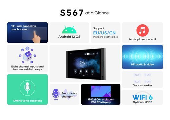 S567W - 10" SIP Android домофон