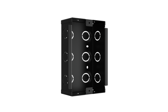 R20A/R25A Black - Монтажна коробка для врізного монтажу